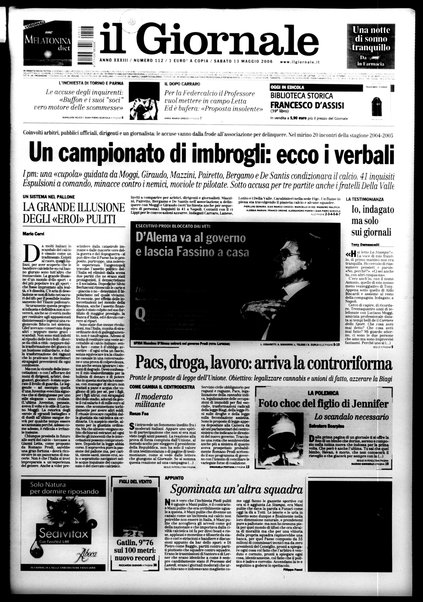 Il giornale : quotidiano del mattino